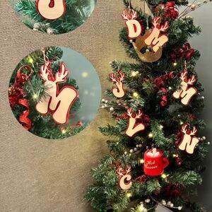 Holiday Tree with Red and Gold Ornaments